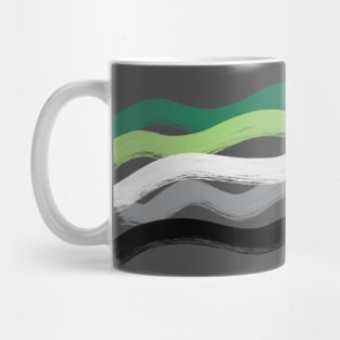 Pride Paint Aromantic Mug